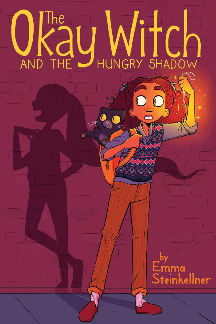The Okay Witch and the Hungry Shadow by Emma Steinkellner - Paperback cover