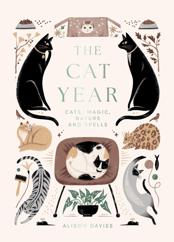 The Cat Year: Cats, Magic, Nature and Spells by Alison Davies - Hardcover cover