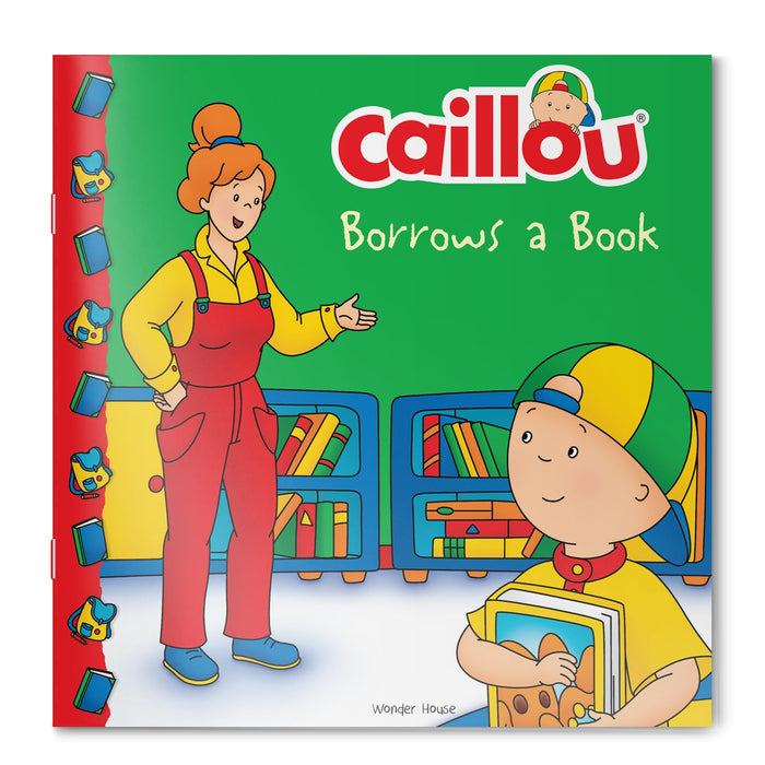 Caillou-borrows a book by Anne Paradis - Paperback cover