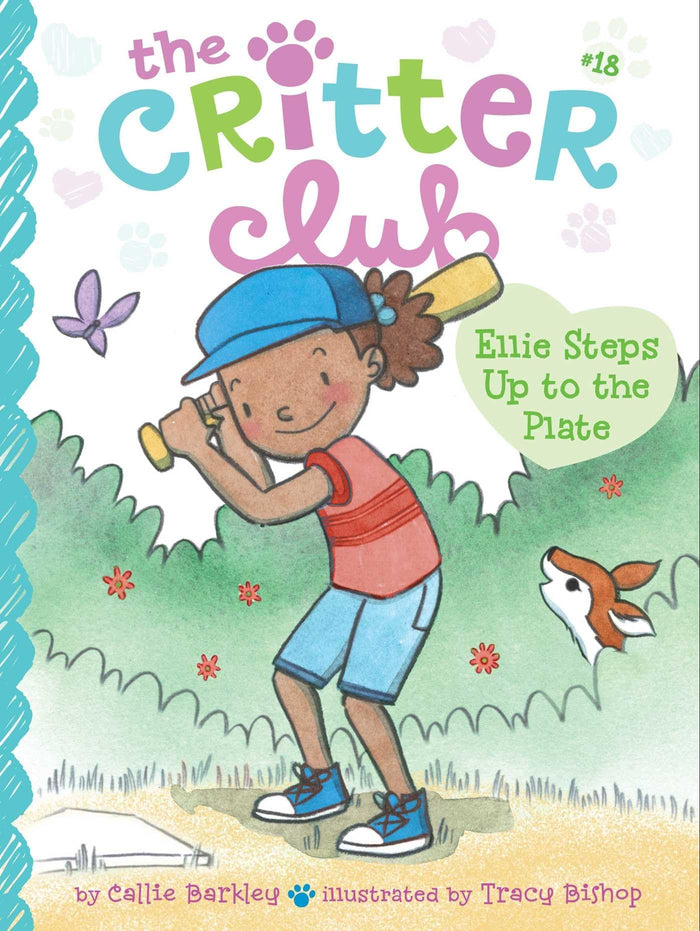 Ellie Steps Up to the Plate (The Critter Club) by Callie Barkley - Paperback cover