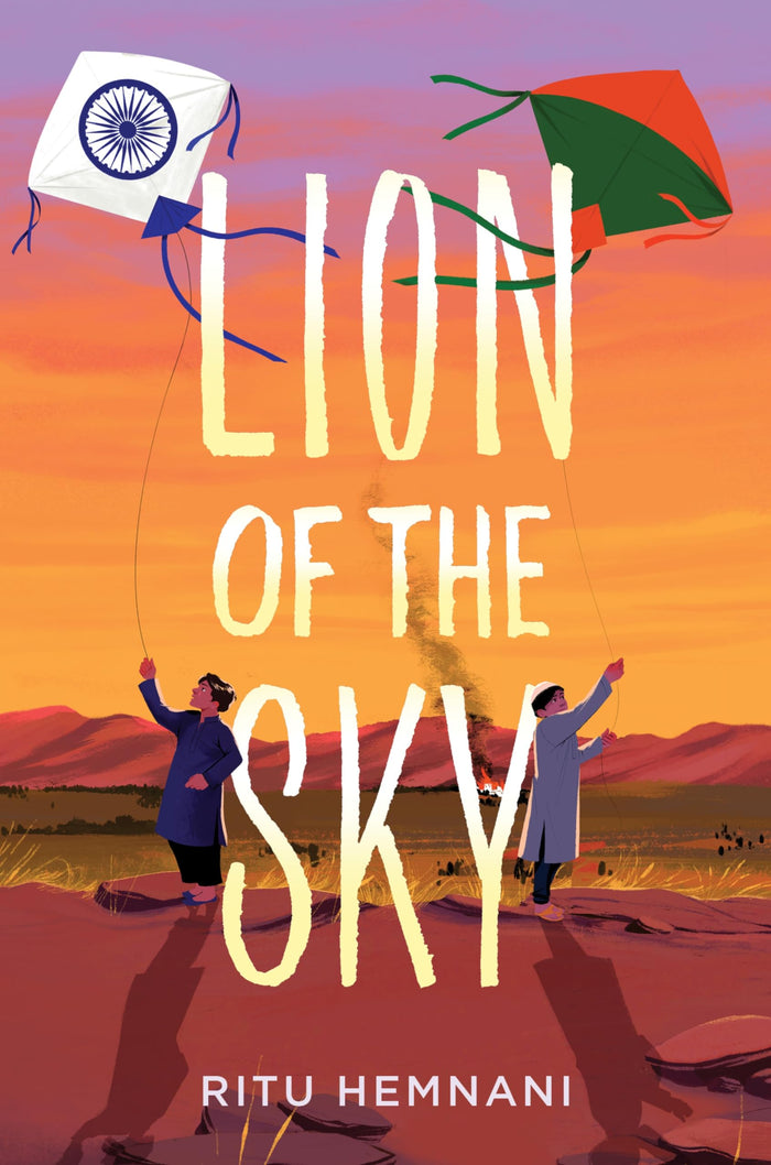 Lion of the Sky: An Evocative Novel in Verse About Refugees, Courage, and Hope During the 1947 Partition for Kids (Ages 8-12) by Ritu Hemnani - Paperback cover