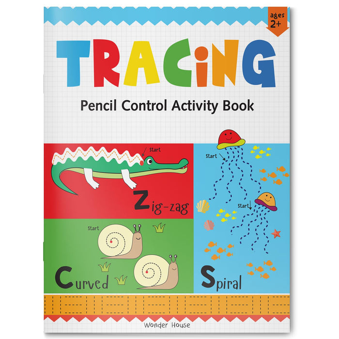 Preschool Activity Book: Tracing - Pencil Control Activity Book For Kids by Wonder House Books - Paperback cover