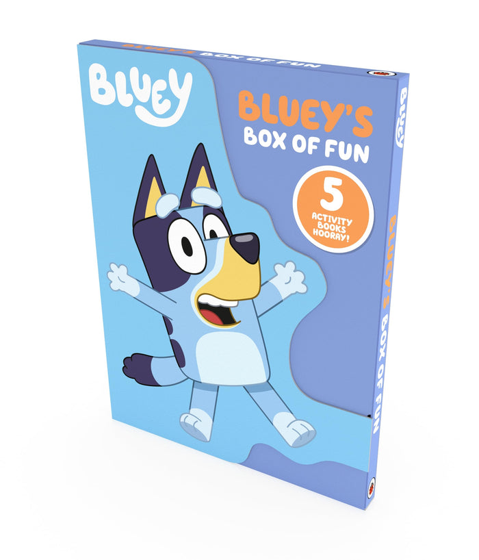 Bluey's Box Of Fun - 5 Activity titles by Bluey - Paperback cover