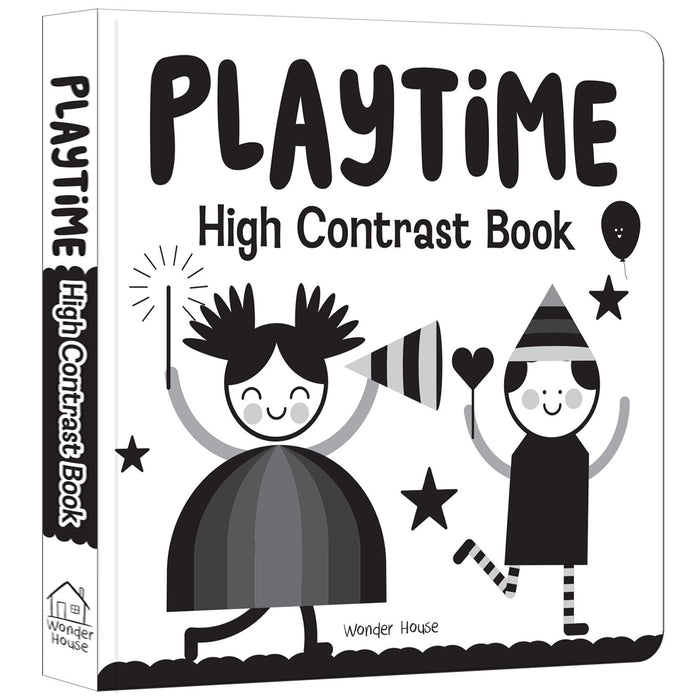 Playtime - High Contrast Book by Wonder House Books - Board Book cover