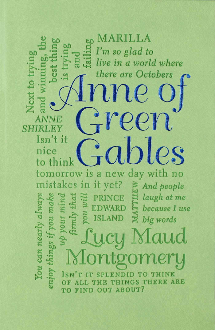 Anne of Green Gables (Word Cloud Classics) by Lucy Maud Montgomery - Paperback cover