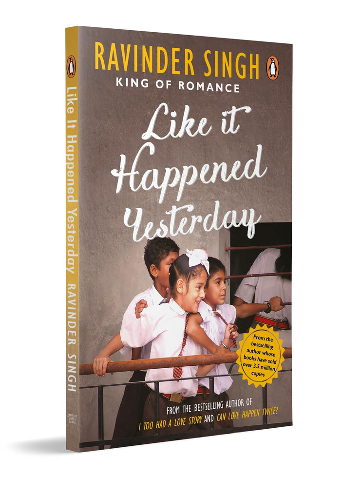 Like It Happened Yesterday by Ravinder Singh - Paperback cover