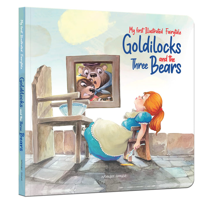 My First Illustrated Fairytale Board Book - Goldilocks and the Three Bears by Wonder House Books - Board Book cover