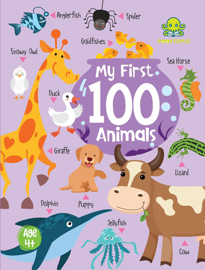 My First 100 Animals Mini Board Book (My First Mini Board Book) by Booktopus - Board Book cover