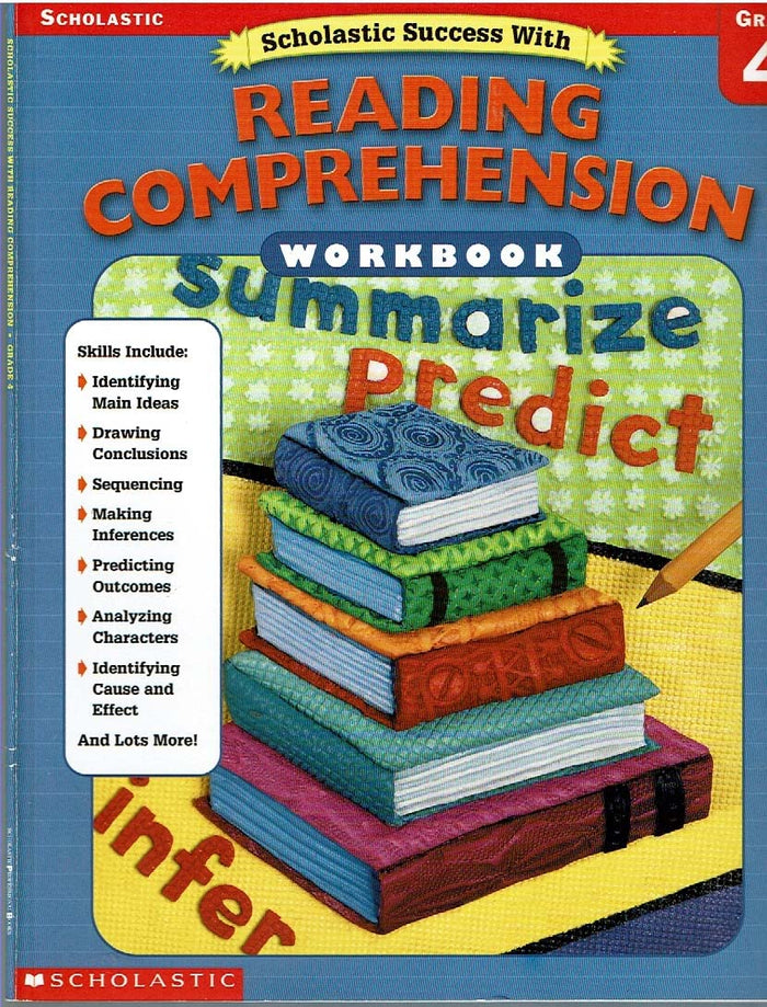 Scholastic Success With: Reading Comprehension Workbook: Grade 4 by contributor - Paperback cover