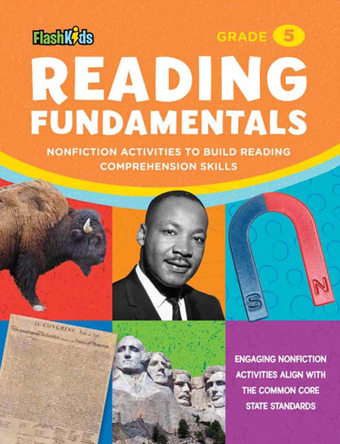 Reading Fundamentals: Grade 5: Nonfiction Activities to Build Reading Comprehension Skills (Flash Kids Fundamentals) by Aileen Weintraub - Paperback cover