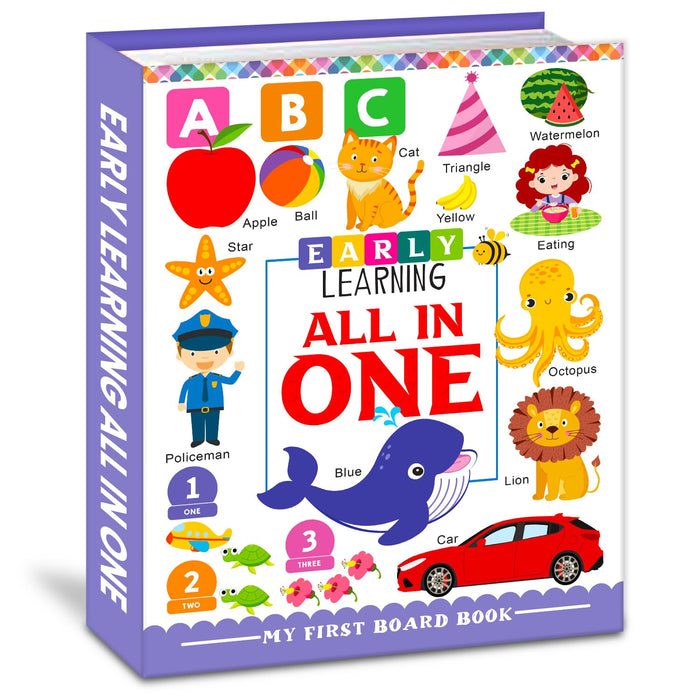 Early Learning - All in One Board Book by Brijbasi Team - Paperback cover