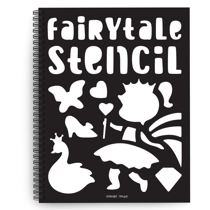 Stencil Book: Fairytale by Wonder House Books - Board Book cover