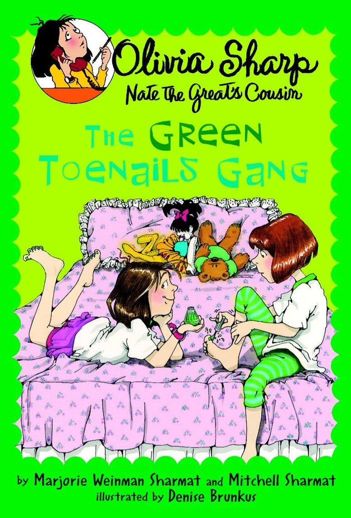 The Green Toenails Gang (Olivia Sharp: Agent for Secrets) by Marjorie Weinman Sharmat - Paperback cover