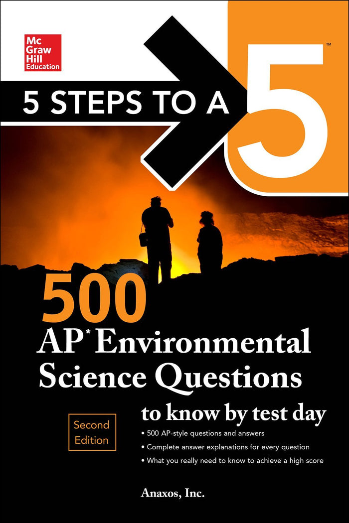 5 Steps to a 5: 500 AP Environmental Science Questions to Know by Test Day, Second Edition by Anaxos Inc. - Paperback cover
