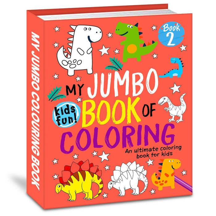 My Jumbo Book of Coloring (Orange) Book 2 by Brijbasi Art Press Ltd. - Paperback cover