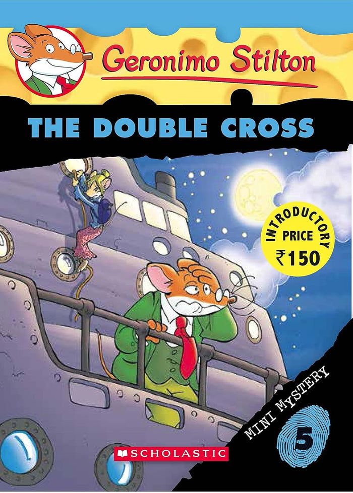 GS Mini Mystery #5: The Double Cross by Geronimo Stilton - Paperback cover