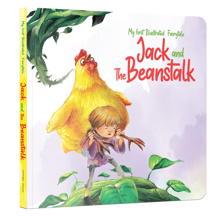My first Illustrated Fairytale Board Book - Jack and the Beanstalk Board Book (My First Fairytales) by Wonder House Books - Board Book cover