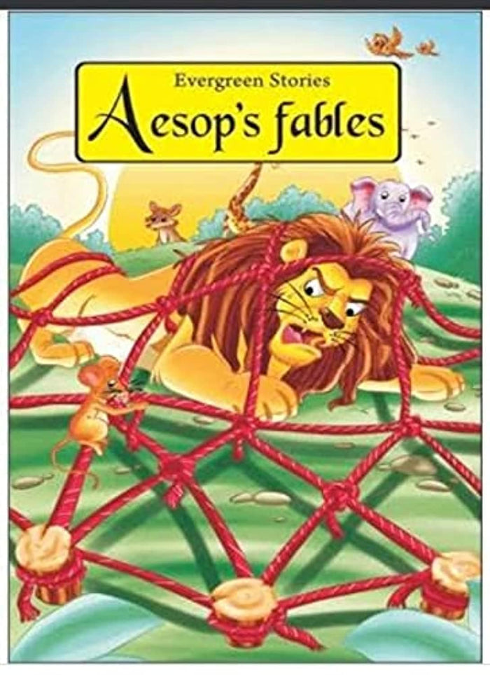Evergreen Stories Aesops Fables by Almas Viquar - Book cover