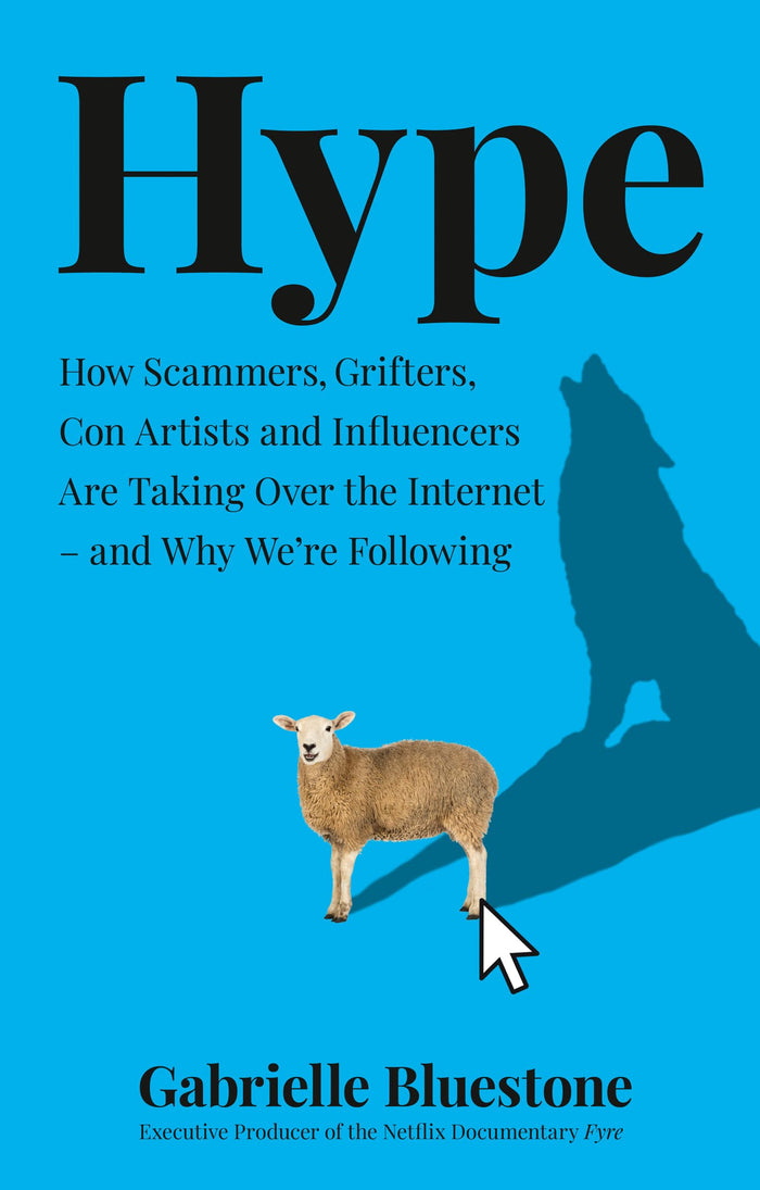 Hype: How Scammers, Grifters, Con Artists and Influencers Are Taking Over the Internet - and Why We're Following by Gabrielle Bluestone - Paperback cover