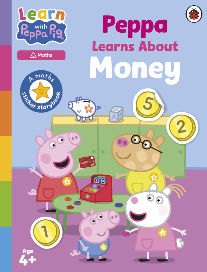 Ladybird Learn with Peppa Peppa Learns About Money. by Peppa Pig - Paperback cover