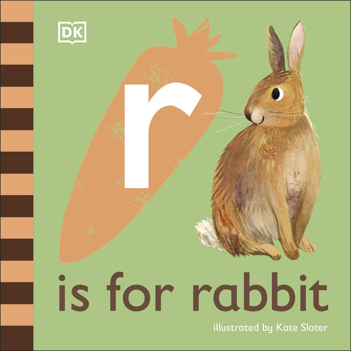 R is for Rabbit (The Animal Alphabet Library) by DK - Board Book cover