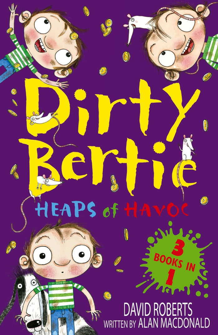 Heaps of Havoc!: Smash! Rats! Jackpot! (Dirty Bertie) by Alan MacDonald - Paperback cover