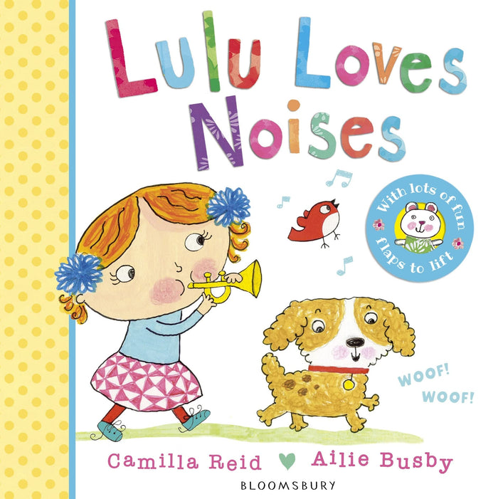Lulu Loves Noises by Camilla Reid - Board Book cover