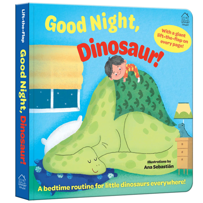 Lift the Flap Sleep Tight Dinosaur by Ana Sebastian - Board Book cover