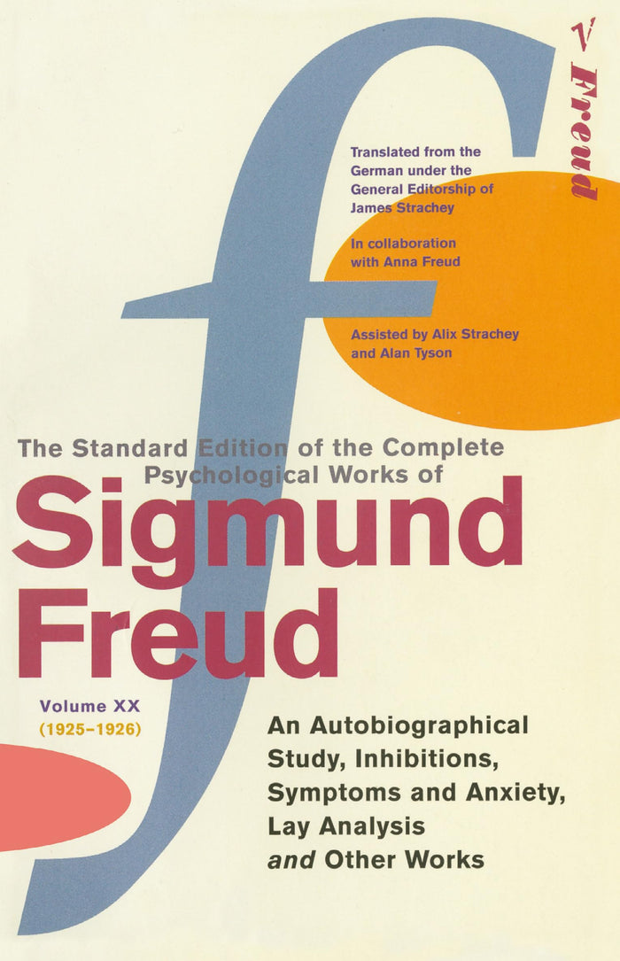 The Complete Psychological Works of Sigmund Freud Vol.20 by Sigmund Freud - Paperback cover