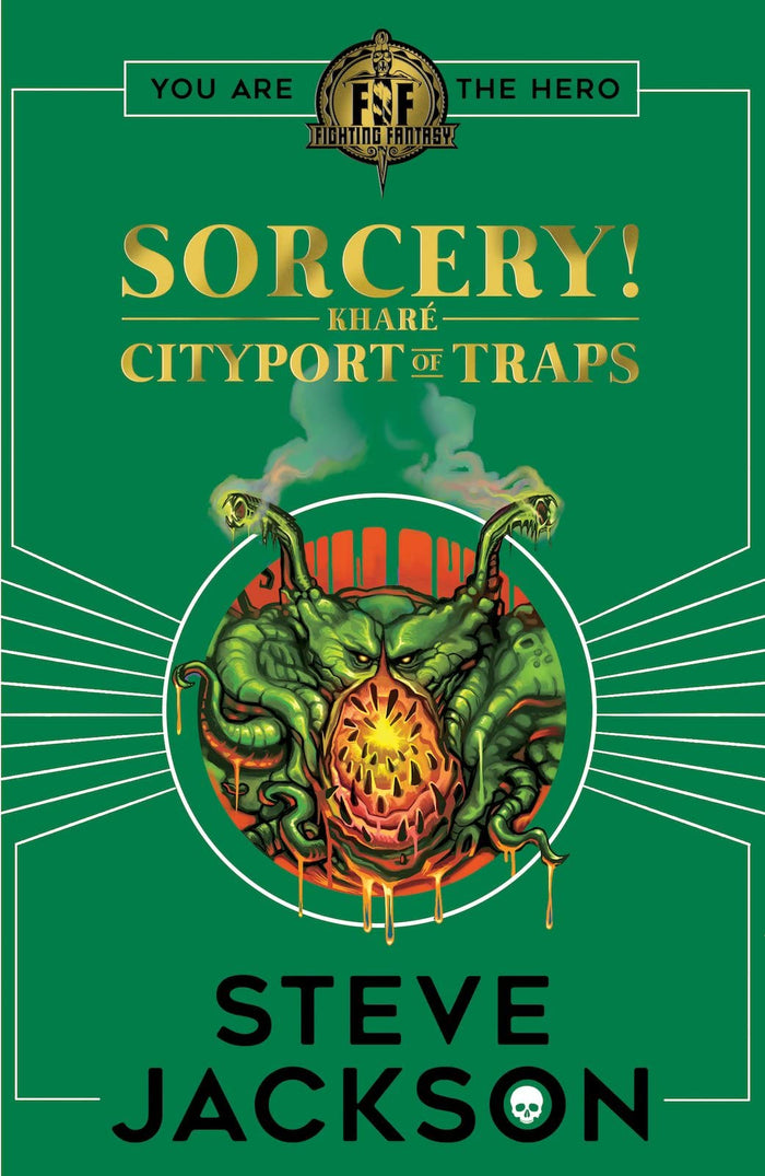 Fighting Fantasy Cityport Of Traps by Steve Jackson - Paperback cover