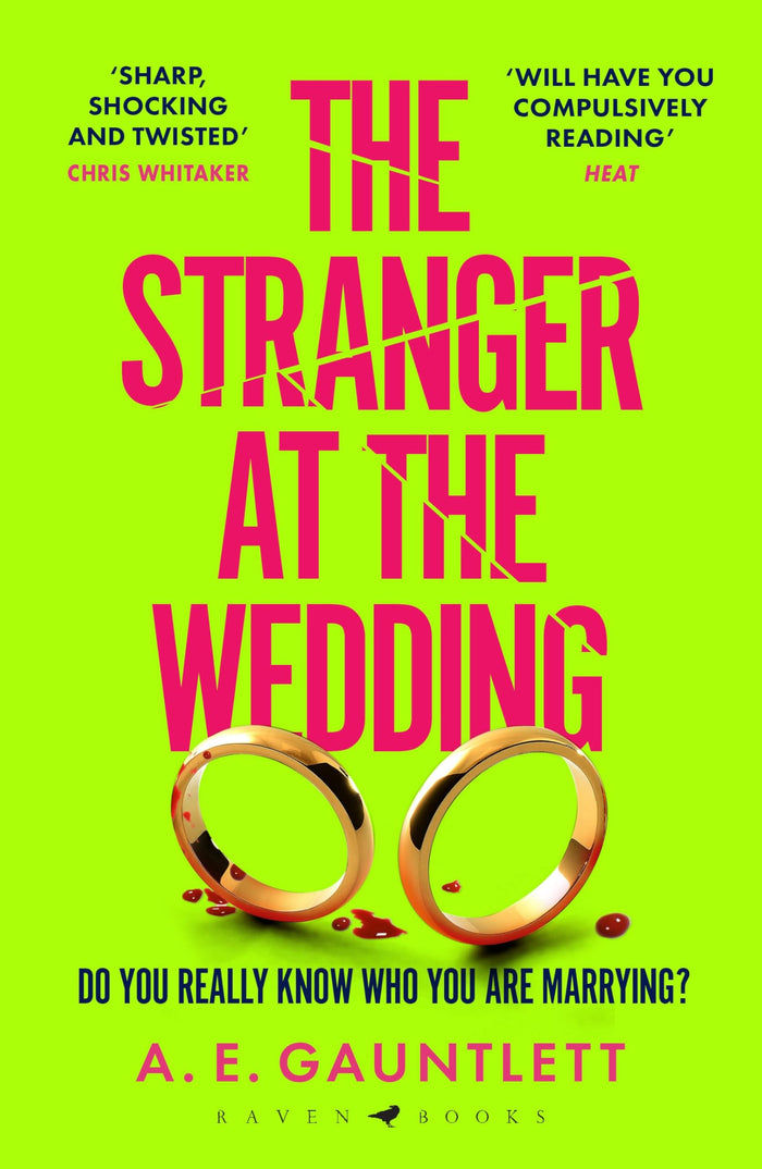 Raven Books The Stranger at the Wedding The most twisted thriller of the year (International Edition). by A.E. Gauntlett - Paperback cover