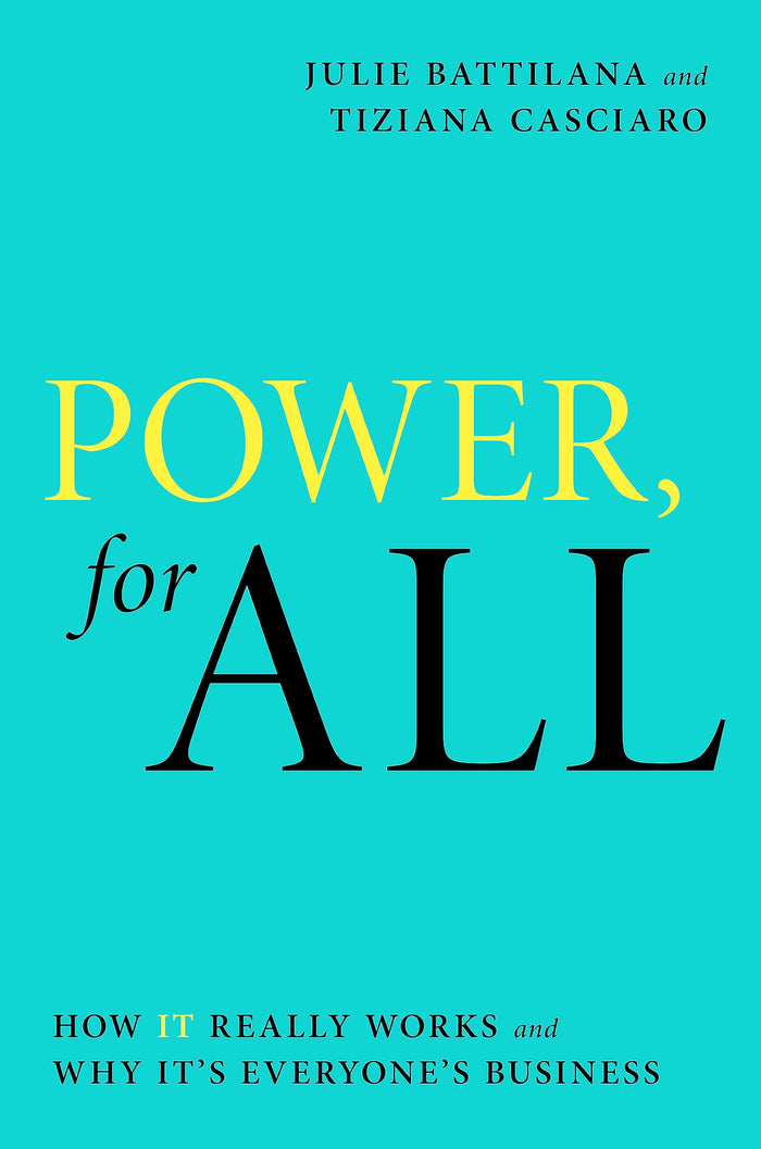Power, For All: How It Really Works and Why It's Everyone's Business by Julie Battilana - Paperback cover