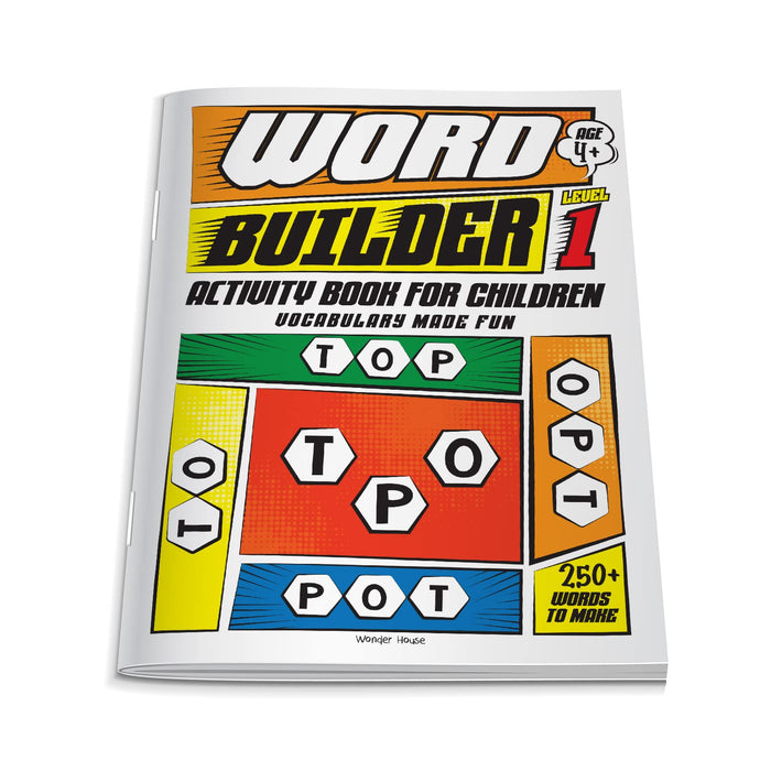 Word Builder Activity Book For Children - Make Meaningful Words With The Given Letters - Level 1 by Wonder House Books - Paperback cover