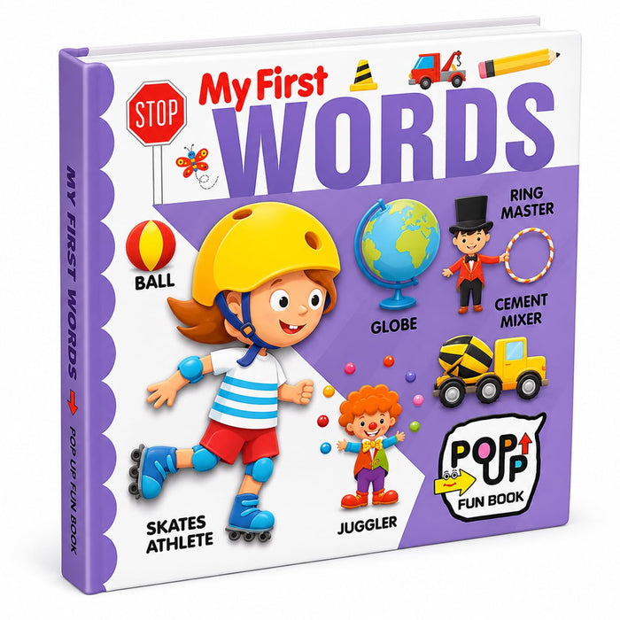 My First Words - Pop-Up Fun Book by Brijbasi Art Press Ltd. - Paperback cover