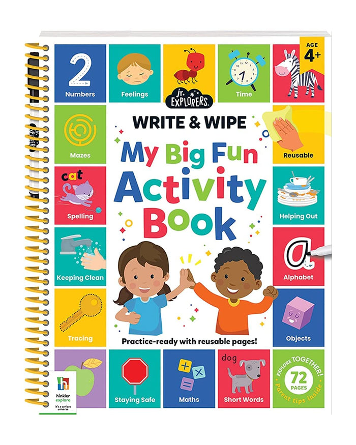 Hinkler Junior Explorers My Big Fun Activity Book, Multicolor by Hinkler - Book cover