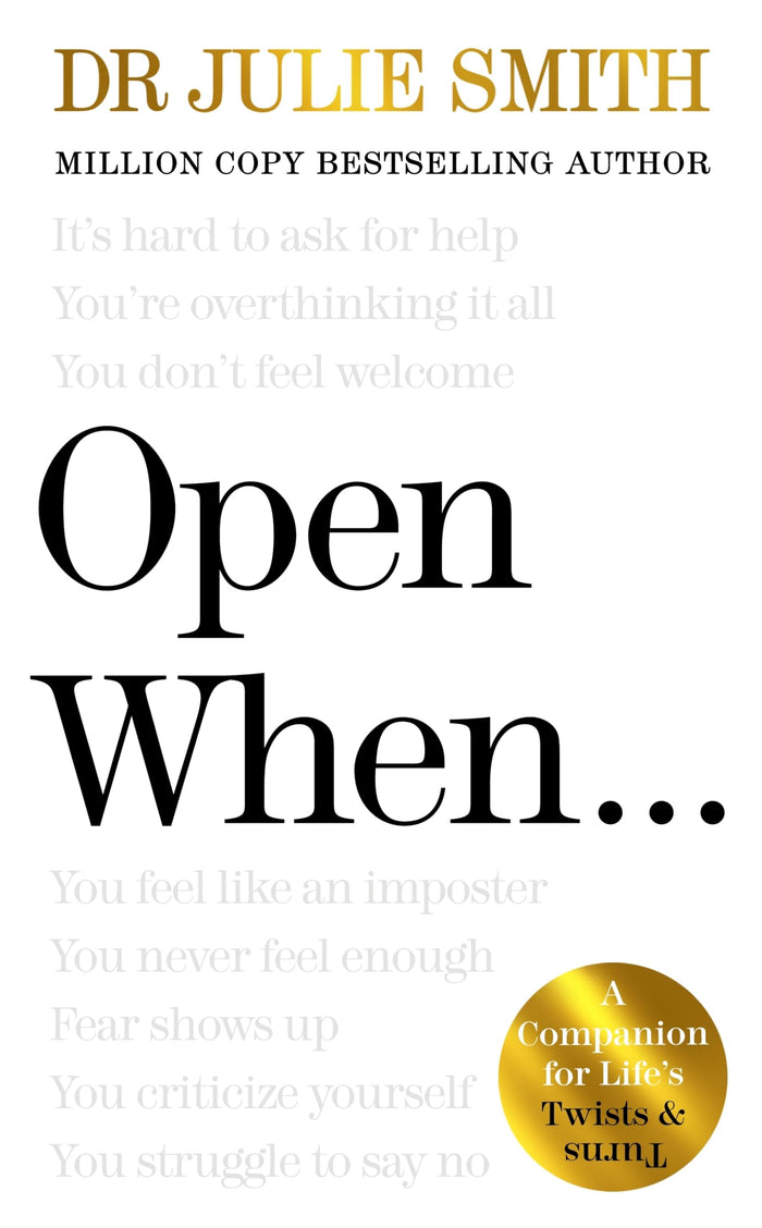Open When... by Dr Julie Smith - Paperback cover