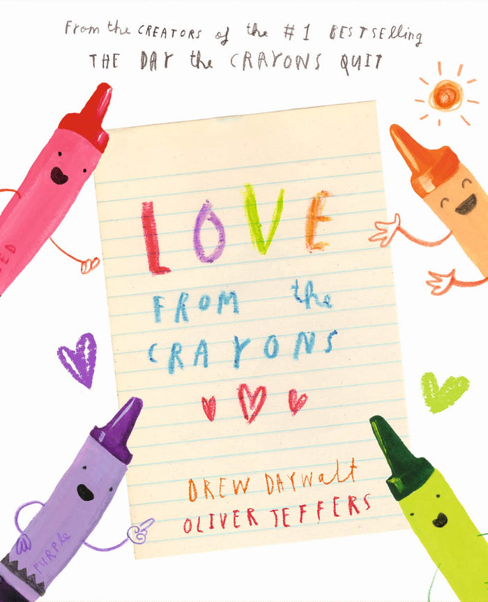 Love From The Crayons by Drew Daywalt - Hardcover cover