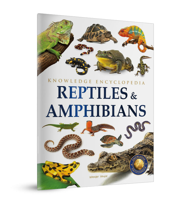 Animals: Reptiles and Amphibians (Knowledge Encyclopedia for Children) by Wonder House Books - Paperback cover