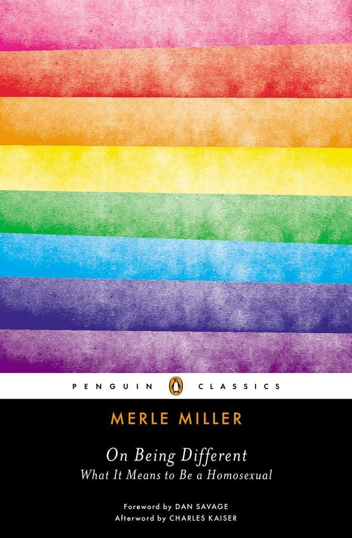 On Being Different: What It Means to Be a Homosexual (Penguin Classics) by Merle Miller - Paperback cover