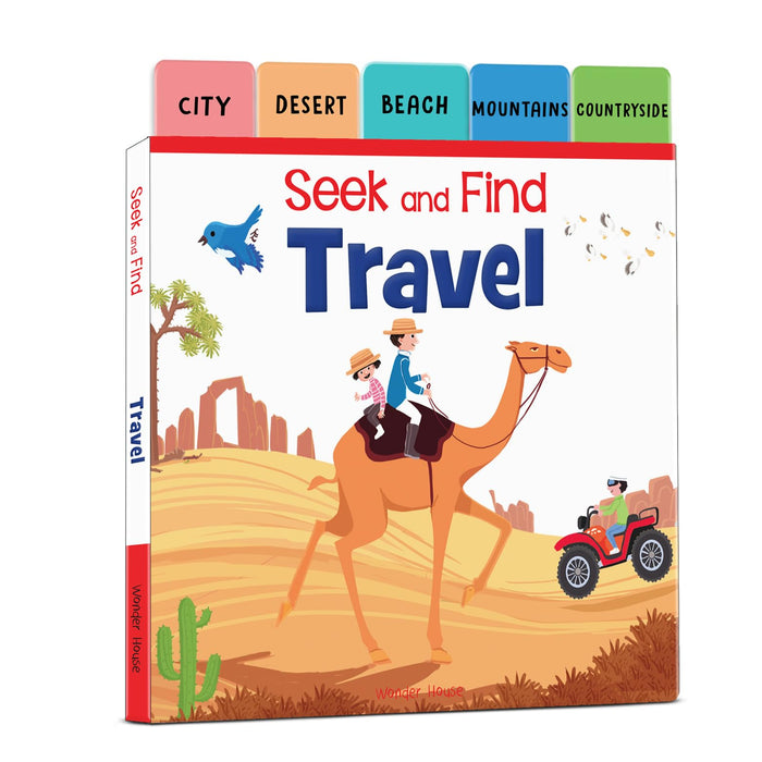 Travel (Seek and Find) by Wonder House Books - Board Book cover