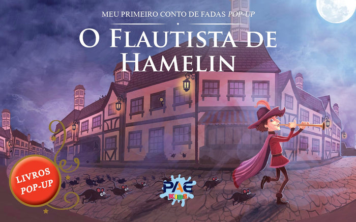 livro o flautista de hamelin pop up pae 2023 - Paperback cover