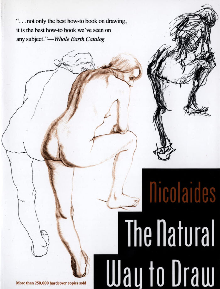 The Natural Way To Draw: A Working Plan for Art Study by Kimon Nicolaides - Paperback cover