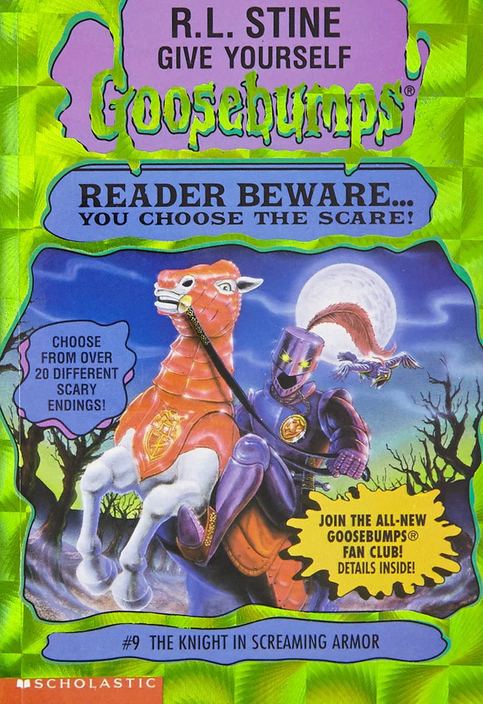 The Knight in Screaming Armor (Give Yourself Goosebumps #9) by R. L. Stine - Paperback cover