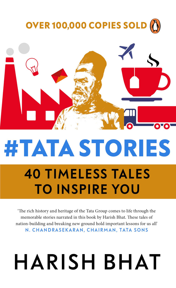 Tata stories: 40 Timeless Tales to Inspire You by Harish Bhat - Hardcover cover