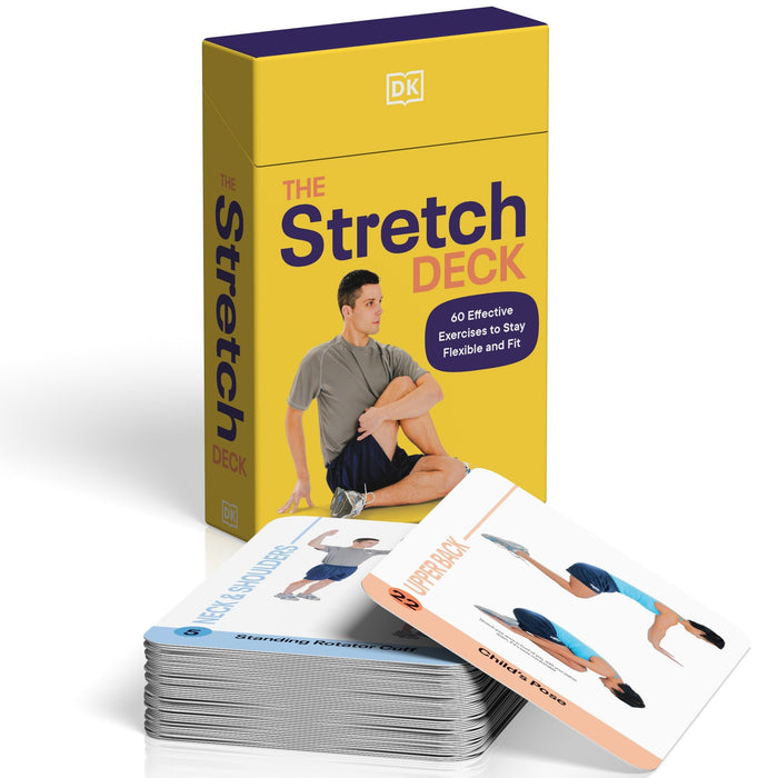 The Stretch Deck: 60 Effective Exercises to Stay Flexible and Fit by DK - Cards cover