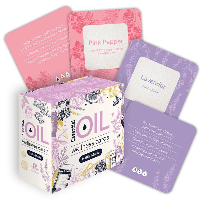 Essential Oil Wellness Cards: Wellness Advocate Edition by Hallie Marie - Cards cover