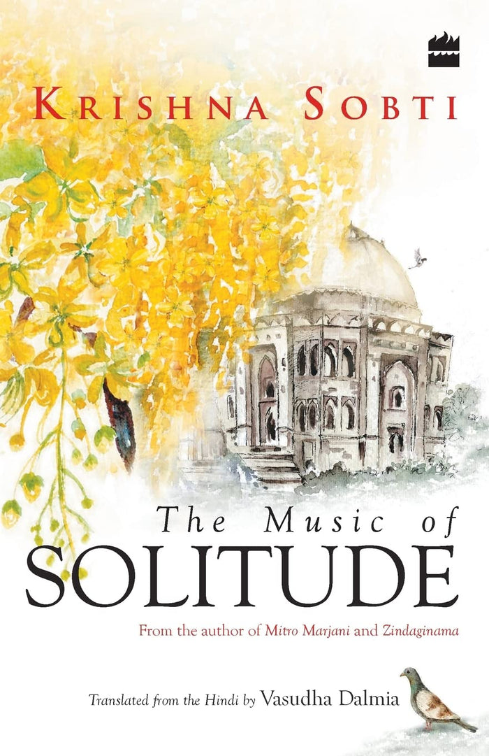 The Music of SOLITUDE by Krishna Sobti - Paperback cover