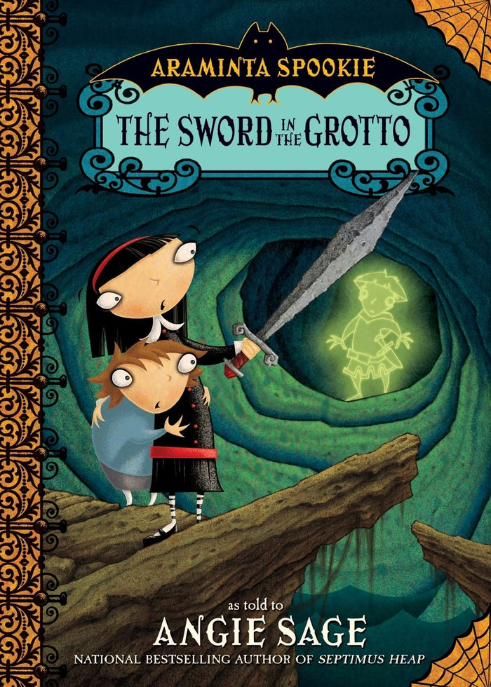 The Sword in the Grotto (Araminta Spookie 2) by Angie Sage - Paperback cover