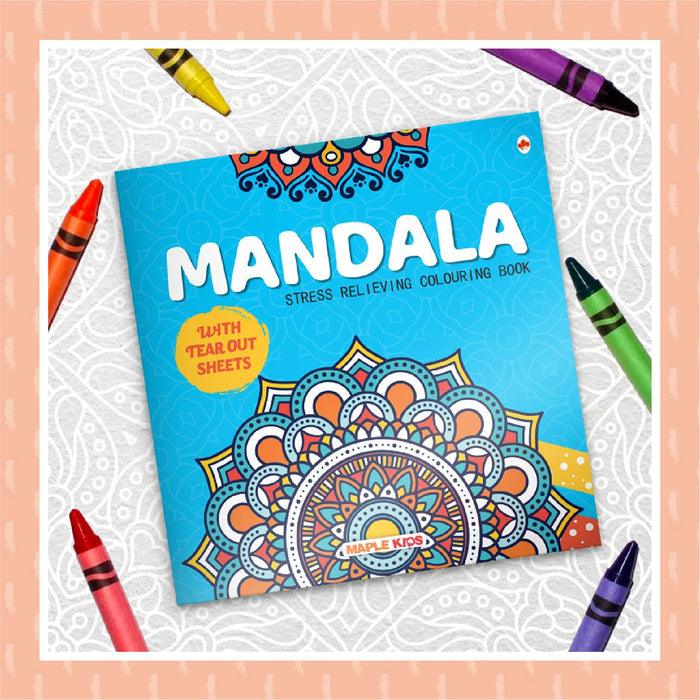 Mandala Colouring by Maple Press - Paperback cover