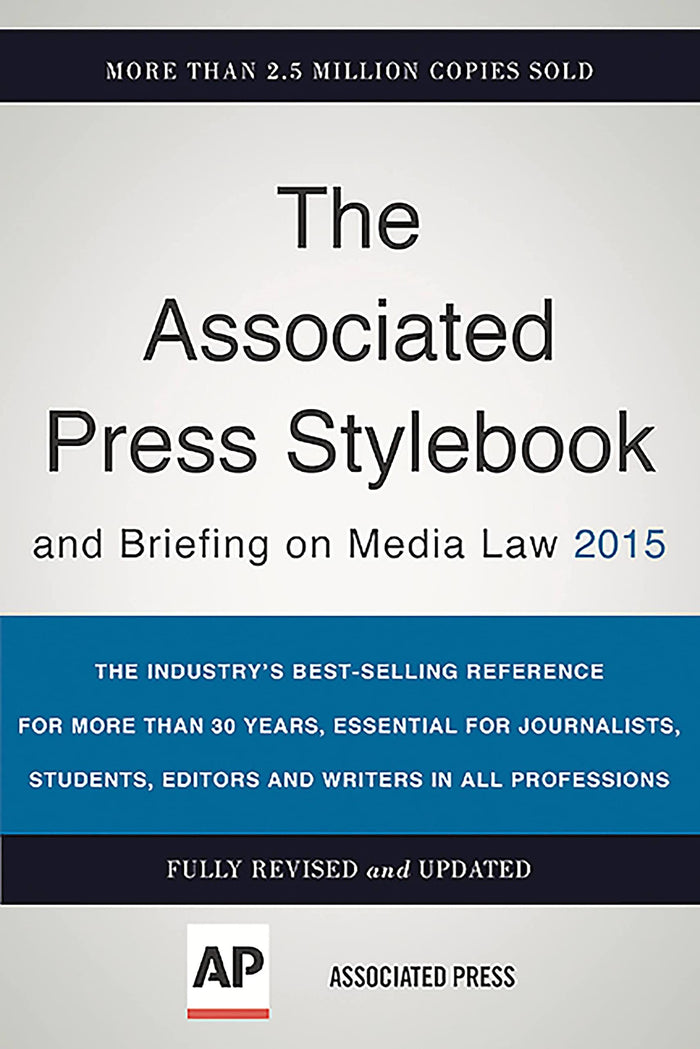Associated Press Stylebook 2015 and Briefing on Media Law by The Associated Press - Paperback cover